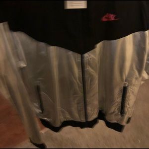 Black silver Nike jacket